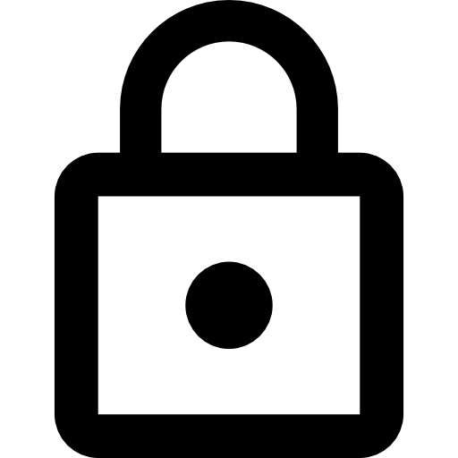 Padlock icon.