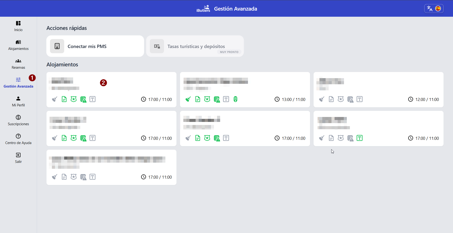 Short-term rental information return. Importing iButlers data into N2.