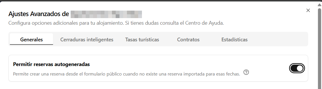 Automatically generated bookings